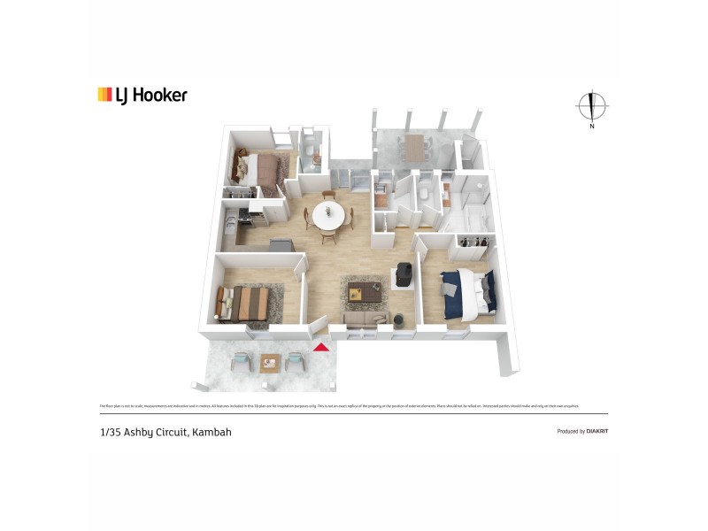 1/35 Ashby Circuit, Kambah ACT 2902 Floorplan