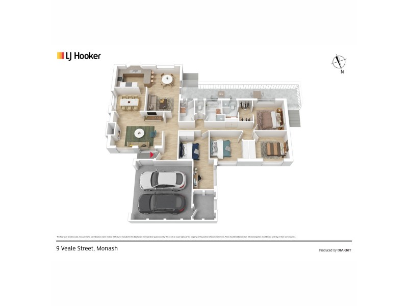 9 Veale Street, Monash ACT 2904 Floorplan