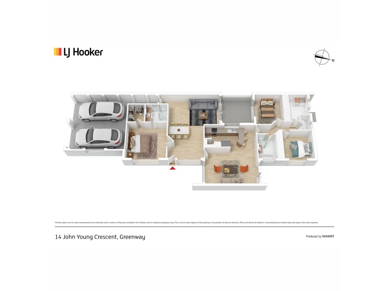 14 John Young Crescent, Greenway ACT 2900 Floorplan