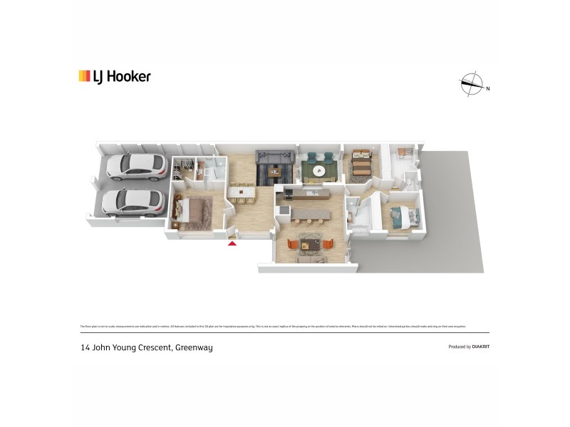 14 John Young Crescent, Greenway ACT 2900 Floorplan