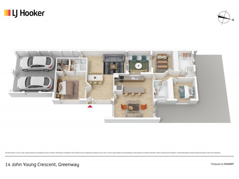 14 John Young Crescent, Greenway ACT 2900 Floorplan