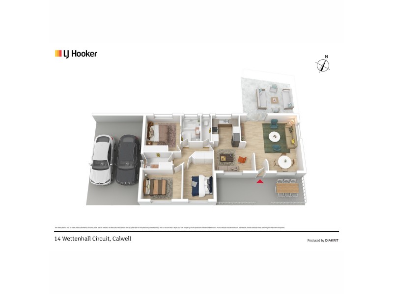 14 Wettenhall Circuit, Calwell ACT 2905 Floorplan