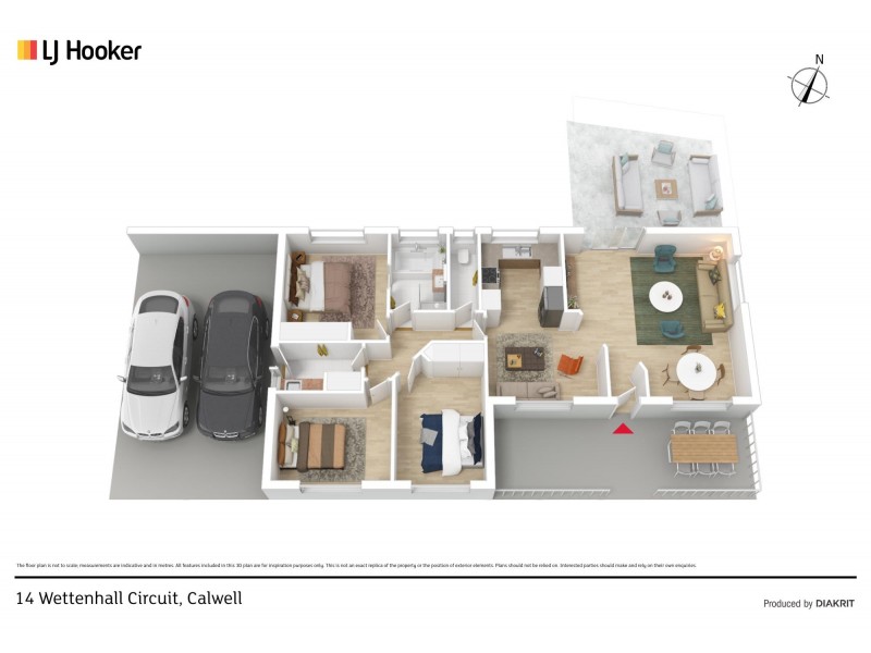 14 Wettenhall Circuit, Calwell ACT 2905 Floorplan