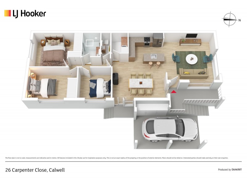 26 Carpenter Close, Calwell ACT 2905 Floorplan