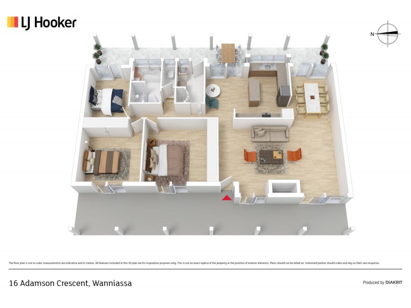 16 Adamson Crescent, Wanniassa ACT 2903 Floorplan