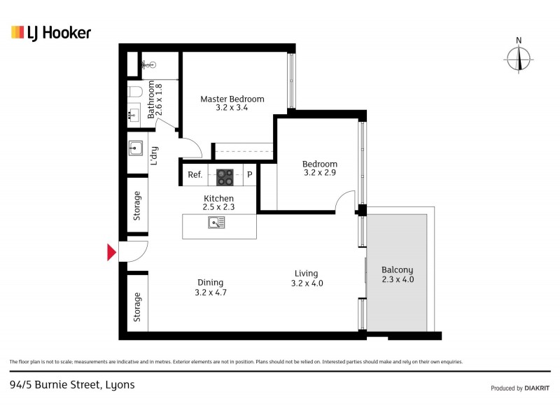 94/5 Burnie Street, Lyons ACT 2606 Floorplan