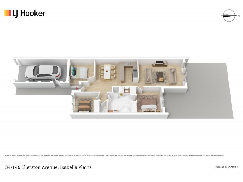 34/146 Ellerston Avenue, Isabella Plains ACT 2905 Floorplan