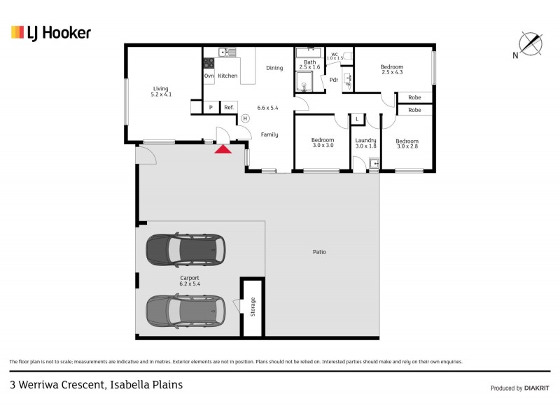 3 Werriwa Crescent, Isabella Plains ACT 2905 Floorplan