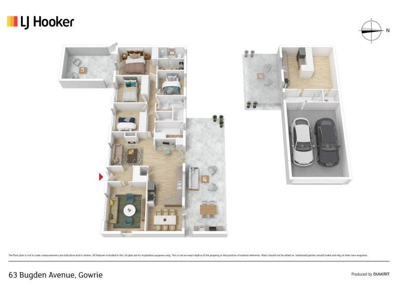 63 Bugden Avenue, Gowrie ACT 2904 Floorplan