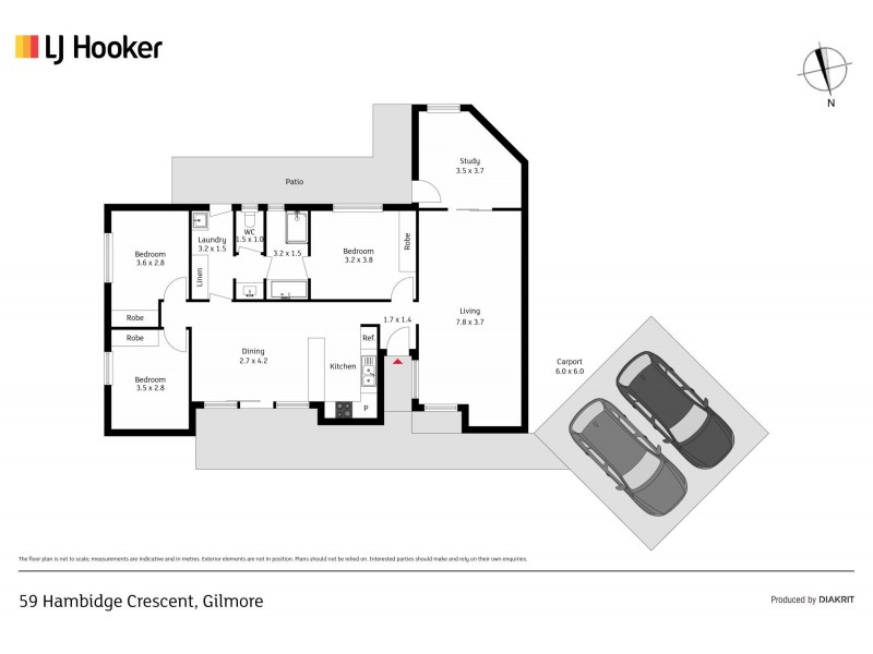 59 Hambidge Crescent, Gilmore ACT 2905 Floorplan