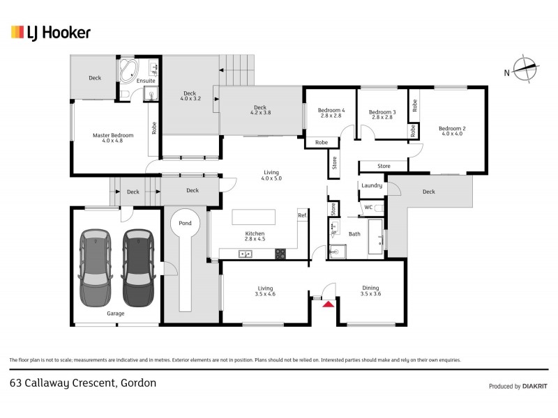 63 Callaway Crescent, Gordon ACT 2906 Floorplan