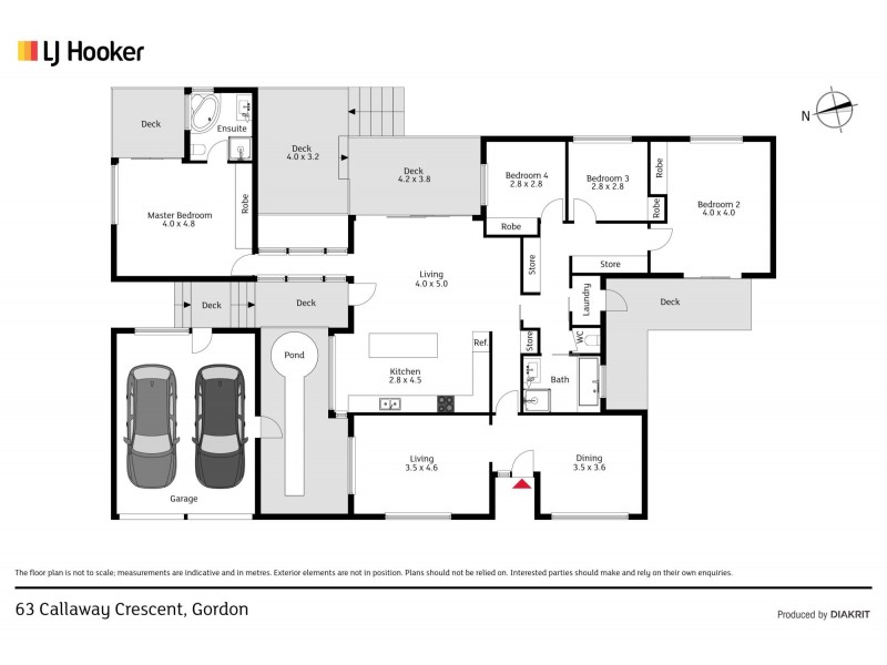 63 Callaway Crescent, Gordon ACT 2906 Floorplan