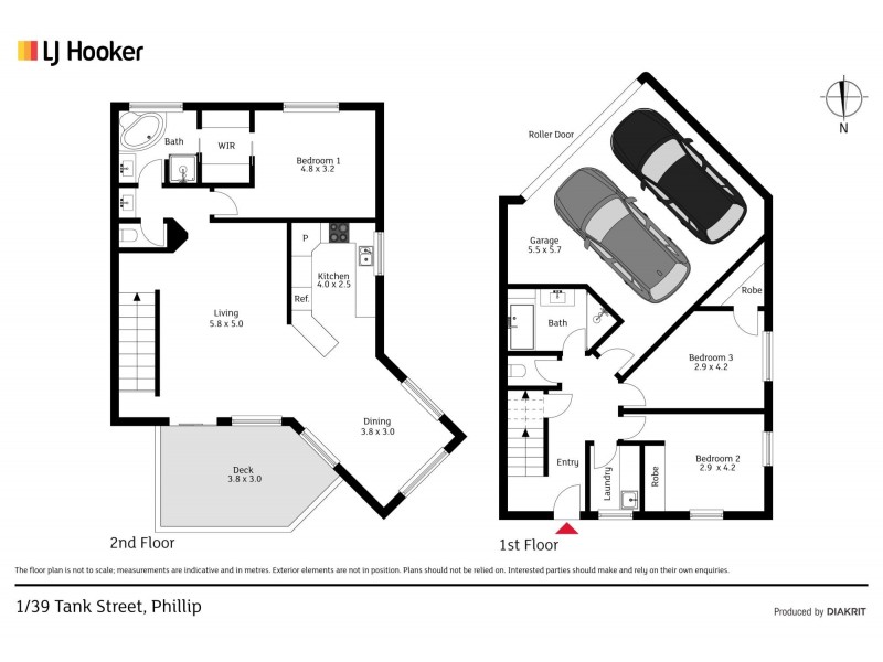 1/39 Tank Street, Phillip ACT 2606 Floorplan