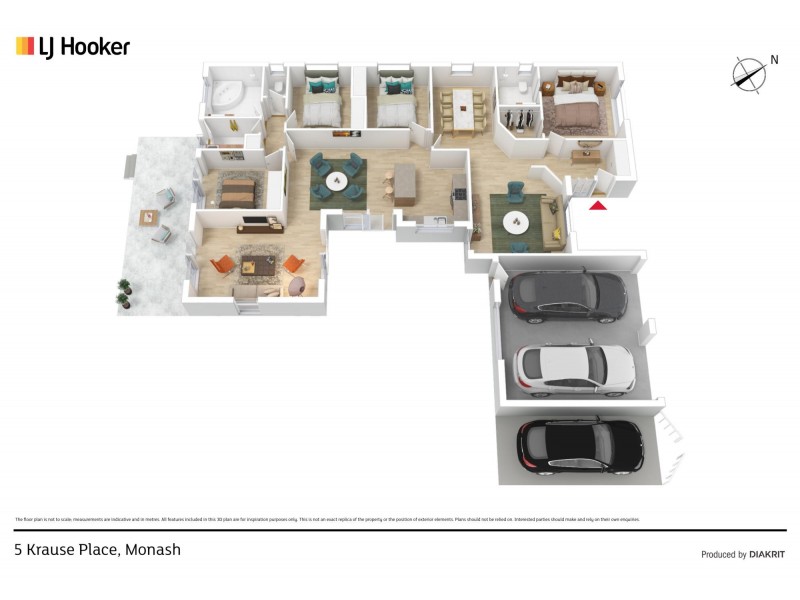 5 Krause Place, Monash ACT 2904 Floorplan