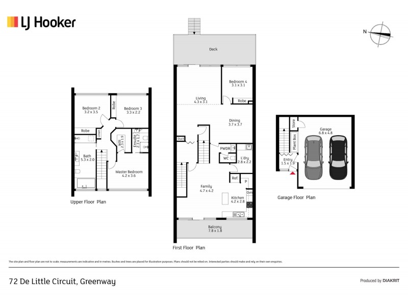 72 De Little Circuit, Greenway ACT 2900 Floorplan