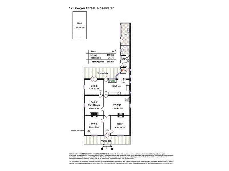 30 May Terrace, Ottoway SA 5013 Floorplan