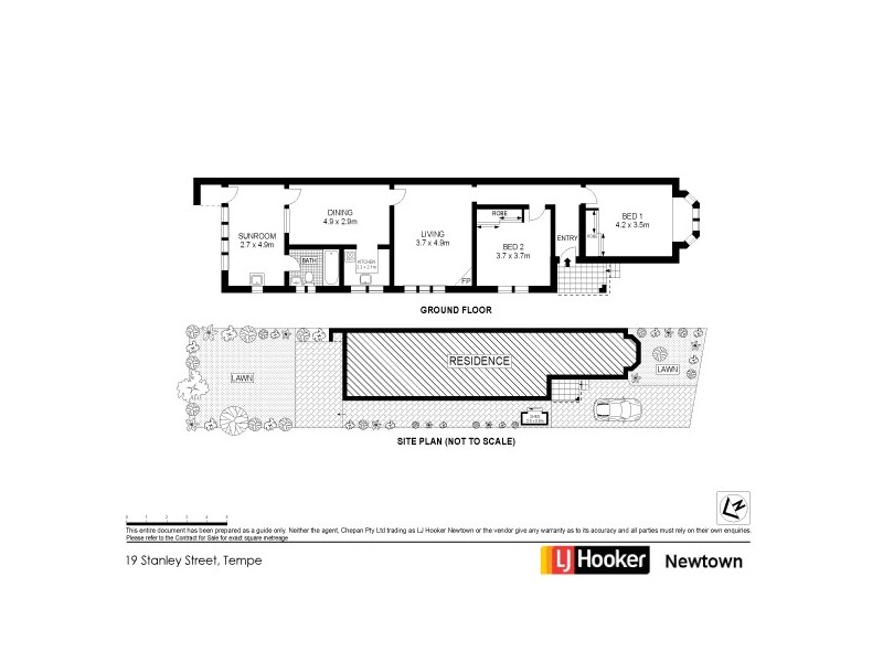 19 Stanley Street, Tempe NSW 2044 Floorplan