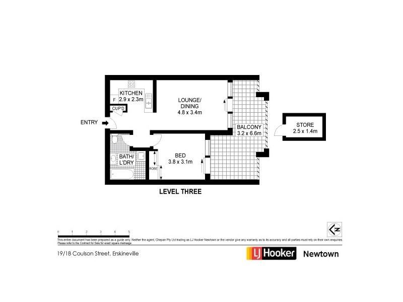 19/1B Coulson Street, Erskineville NSW 2043 Floorplan