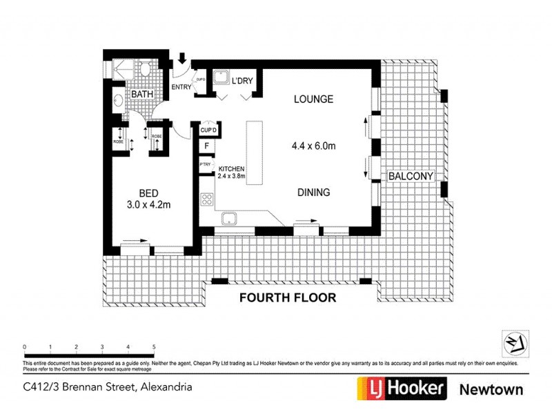 C412/3 Brennan Street, Alexandria NSW 2015 Floorplan