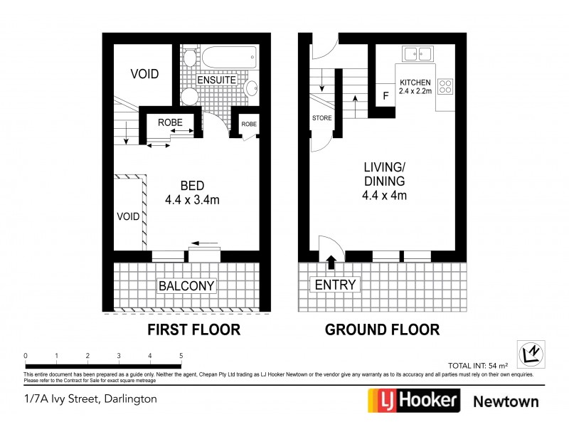 1/7A Ivy Street, Darlington NSW 2008 Floorplan