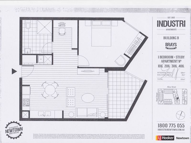 B206/32-75 Alice Street, Newtown NSW 2042