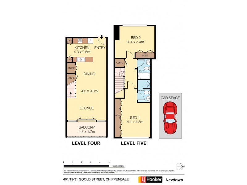 401/19-31 Goold Street, Chippendale NSW 2008 Floorplan