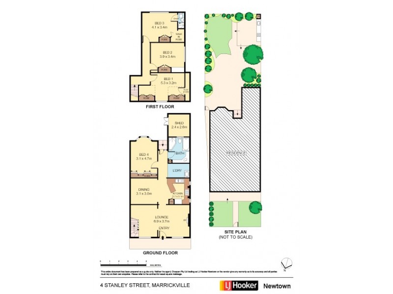 4 Stanley Street, Marrickville NSW 2204 Floorplan