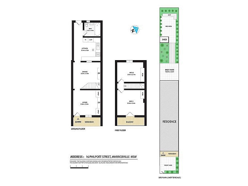 16 Philpott Street, Marrickville NSW 2204 Floorplan