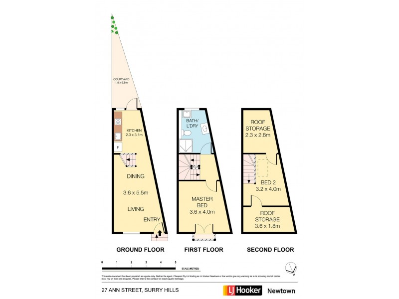 27 Ann Street, Surry Hills NSW 2010 Floorplan