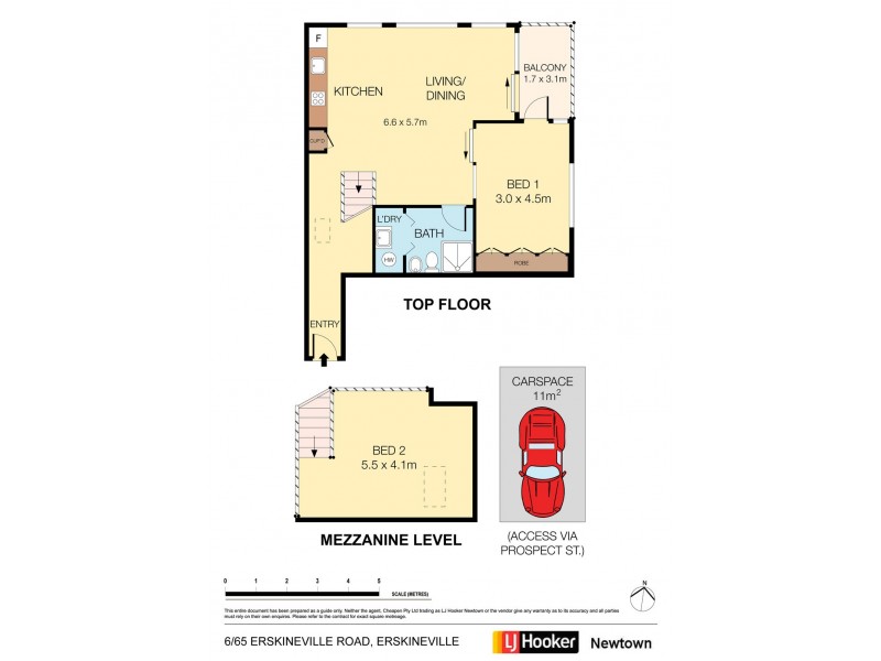 6/65 Erskineville Road, Erskineville NSW 2043 Floorplan