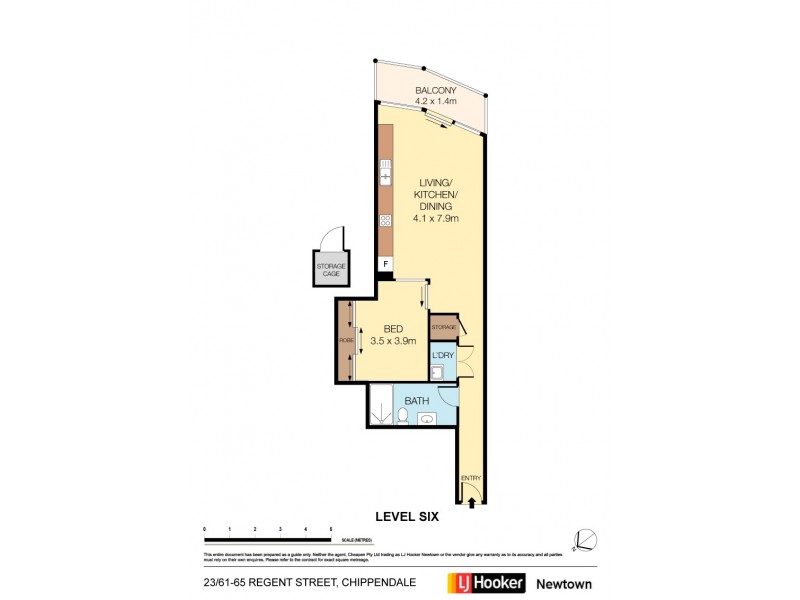 23/61-65 Regent Street, Chippendale NSW 2008 Floorplan