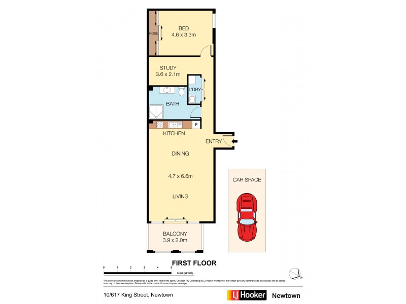 10/617-627 King Street, Newtown NSW 2042 Floorplan