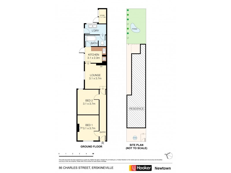 86 Charles Street, Erskineville NSW 2043 Floorplan
