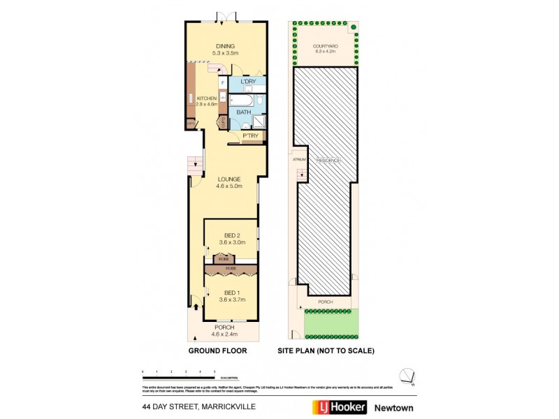 44 Day Street, Marrickville NSW 2204 Floorplan