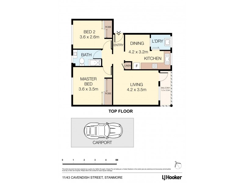 11/43 Cavendish Street, Stanmore NSW 2048 Floorplan