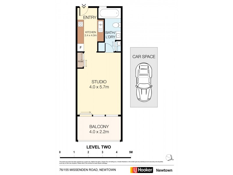 76/155 Missenden Road, Newtown NSW 2042 Floorplan