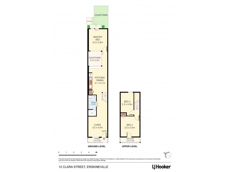 12 Clara Street, Erskineville NSW 2043 Floorplan
