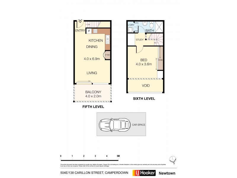 504E/138 Carillon Avenue, Newtown NSW 2042 Floorplan