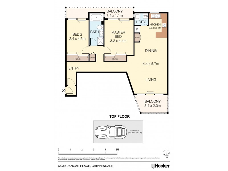 64/39 Dangar Place, Chippendale NSW 2008 Floorplan