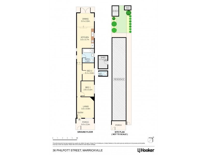 36 Philpott Street, Marrickville NSW 2204 Floorplan