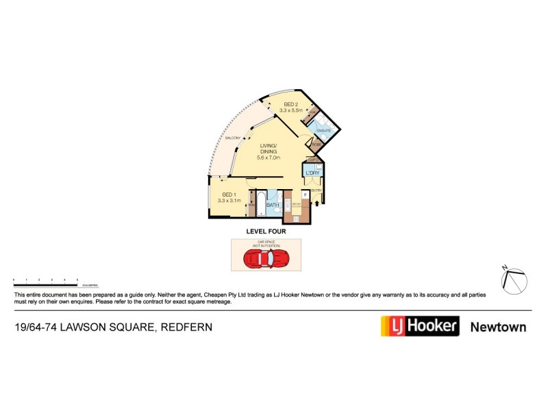 19/64-74 Lawson Square, Redfern NSW 2016 Floorplan