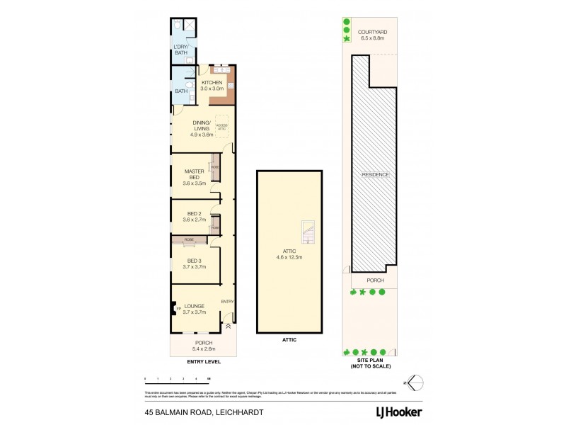 45 Balmain Road, Leichhardt NSW 2040 Floorplan