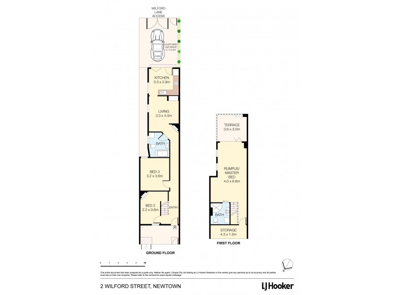 2 Wilford Street, Newtown NSW 2042 Floorplan
