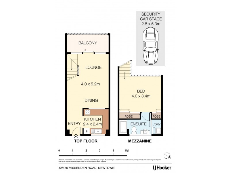 42/155 Missenden Road, Newtown NSW 2042 Floorplan