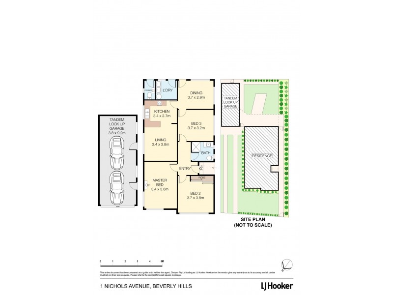 1 Nichols Avenue, Beverly Hills NSW 2209 Floorplan
