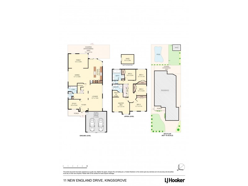 11 New England Drive, Kingsgrove NSW 2208 Floorplan
