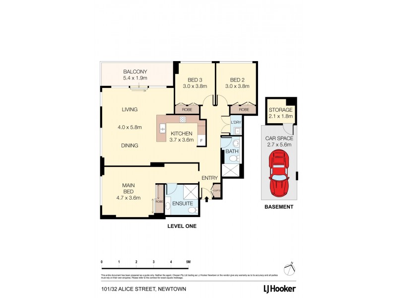 101/32 Alice Street, Newtown NSW 2042 Floorplan