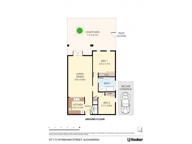 5/71-73 Wyndham Street, Alexandria NSW 2015 Floorplan