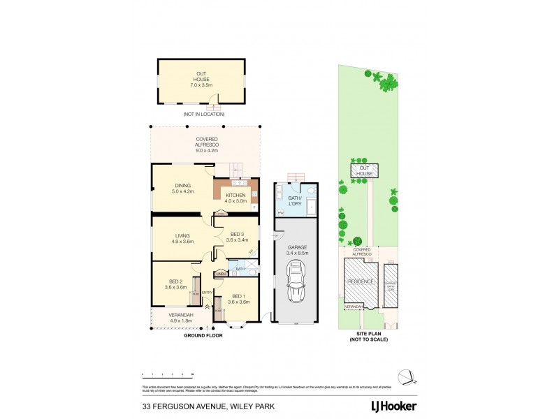 33 Ferguson Avenue, Wiley Park NSW 2195 Floorplan