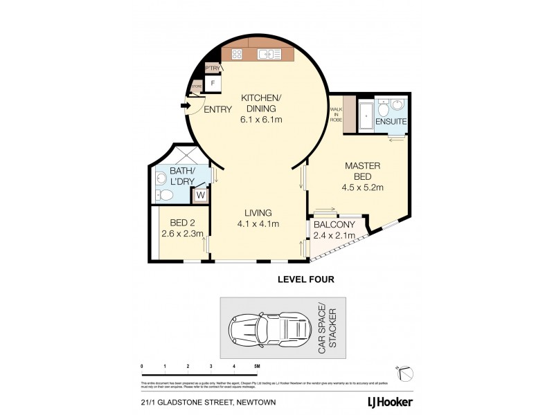 21/1 Gladstone Street, Newtown NSW 2042 Floorplan